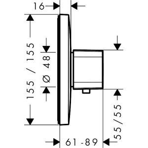 Hansgrohe Ecostat E 15706000