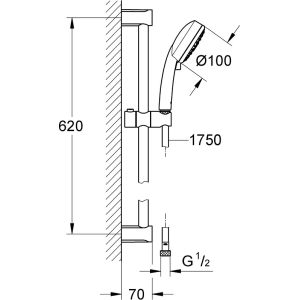 Grohe Tempesta Cosmopolitan 100 27787002