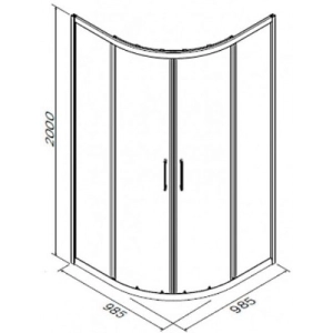 AM-PM Joy Round 100 W95G-301-100CM