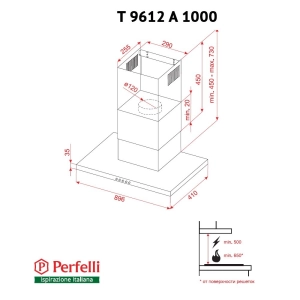 Perfelli T 9612 A 1000 BL LED