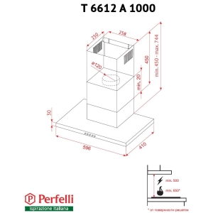 Perfelli TET 6612 A 1000 BL LED