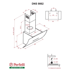 Perfelli DNS 9862 BL LED