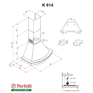 Perfelli K 614 Black Country LED