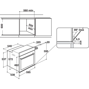 Whirlpool W7 OM4 4S1 P BL