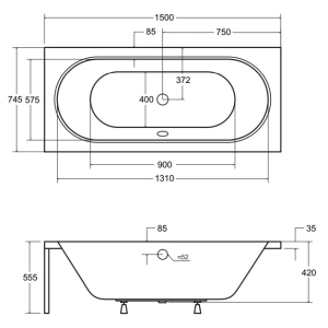 Besco Vitae 150x75