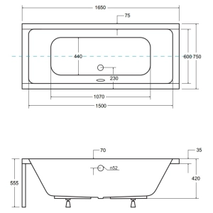 Besco Quadro 165x75