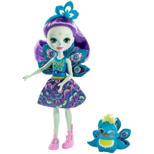 Muñeca Enchantimals Patter Peacock and Flap FXM74