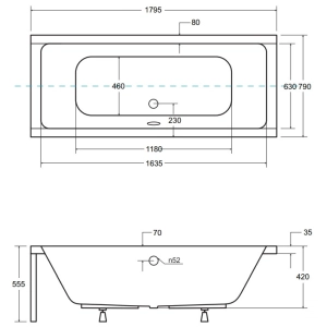 Besco Quadro 180x80