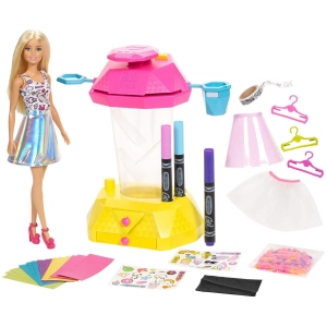 Muñeca Barbie Crayola Confetti Skirt Studio FRP02