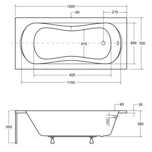 Besco Aria Plus 130x70