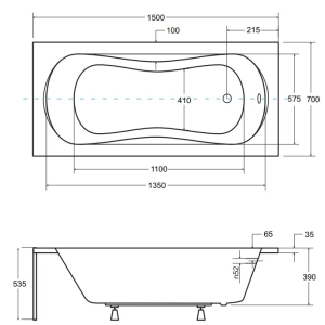 Besco Aria Plus 150x70