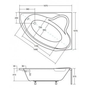 Besco Delfina 166x107