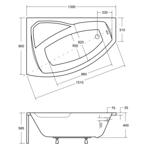 Besco Rima 140x90