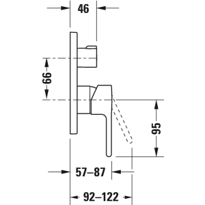 Mezclador Duravit B.2 B24210012010