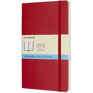 Bloc de notas Moleskine Dots Soft Notebook Large Red