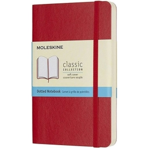 Bloc de notas Moleskine Dots Soft Notebook Small Red