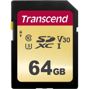 Tarjeta de memoria Transcend SDXC 500S 64Gb