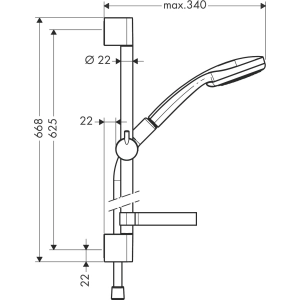 Hansgrohe Croma 100 27777000