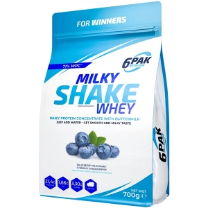 Paquete de 6 proteínas Nutrition Milky Shake Whey 0,7 kg