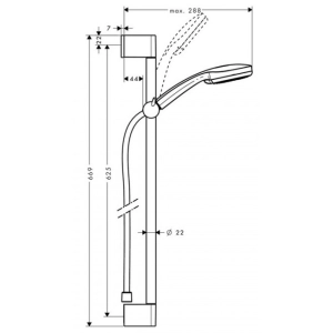 Hansgrohe Monsoon Vario 27334400