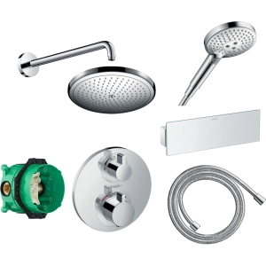 Sistema de ducha Hansgrohe Ecostat Square 2B141218