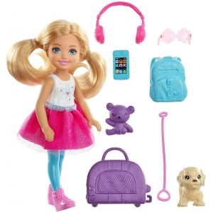 Muñeco Barbie Travel Chelsea FWV20