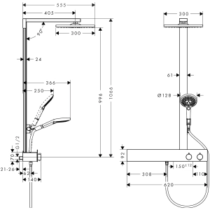 Hansgrohe Raindance E 27363000