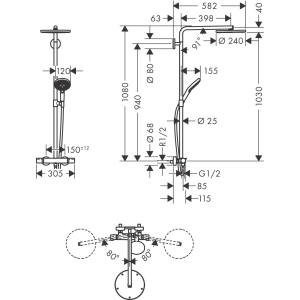 Hansgrohe Raindance Select S 27633000