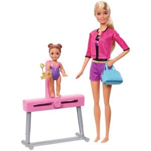 Muñeco Barbie Gymnastics Coach FXP39