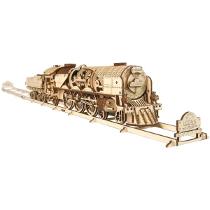 Rompecabezas 3D UGears V-Express Steam Train with Tender