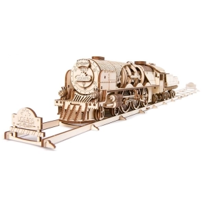 UGears V-Express Steam Train with Tender