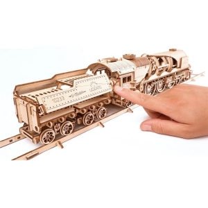 UGears V-Express Steam Train with Tender