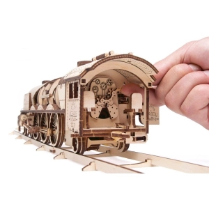 UGears V-Express Steam Train with Tender