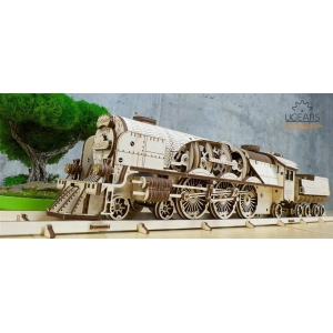 UGears V-Express Steam Train with Tender