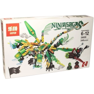 Constructor Lepin Three-Headed Green Dragon 39009