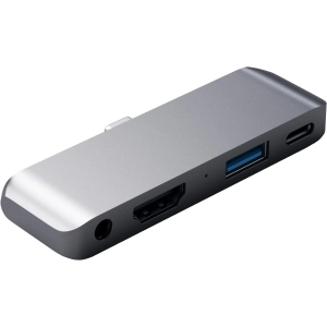 Lector de tarjetas / USB-hub Satechi Aluminum Type-C Mobile Pro Hub