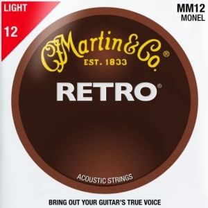 Cuerdas Martin Retro Monel 12-54