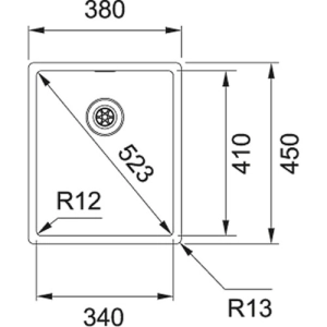 Franke Box BXX 210/110-34 127.0361.216