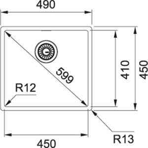 Franke Box BXX 210/110-45 127.0432.867