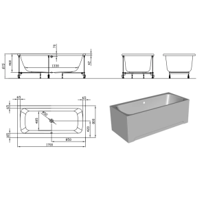 Kolpa San Bell 170x80