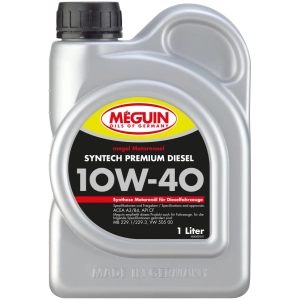 Aceite de motor Meguin Syntech Premium Diesel 10W-40 1L