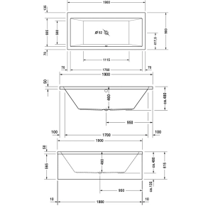 Duravit Vero 170x75