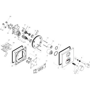 Hansgrohe Ecostat Square 15714000