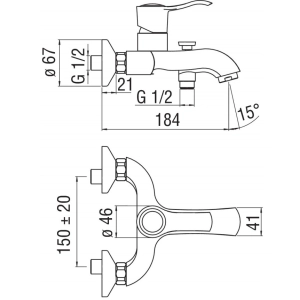 Nobili Rubinetterie Sofi SI98110-1-CR