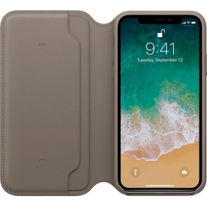 Apple Leather Folio for iPhone X/Xs