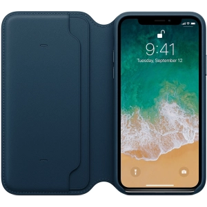 Apple Leather Folio for iPhone X/Xs