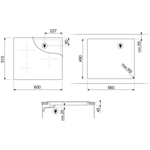 Smeg SI7633B