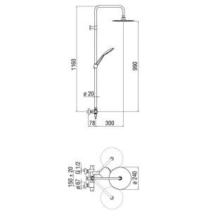 Nobili Rubinetterie Tea TE85330-60