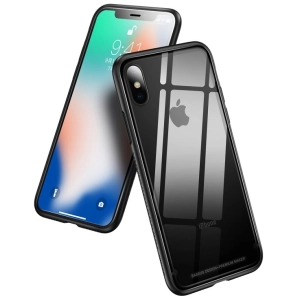 BASEUS See-through Glass Case for iPhone X/Xs