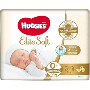 Pañales Huggies Elite Soft 0 Plus / 25 pcs